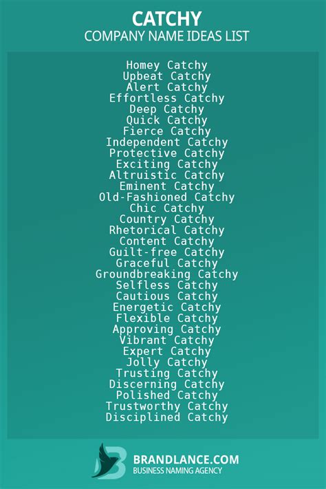 catchy business names for free.